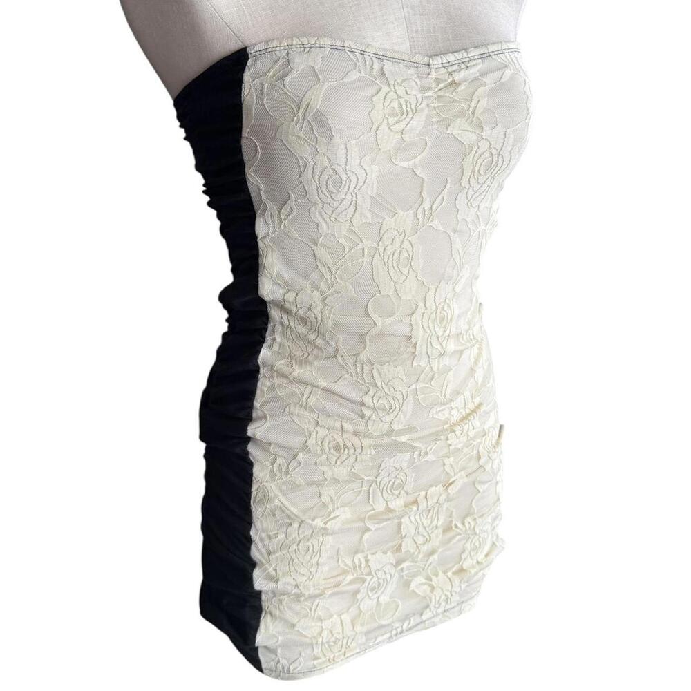 Y2K Deadstock NWT Vintage Erow Lace Off The Shoulder Tube Dress